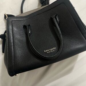 Kate Spade Black Pebbled Leather Satchel